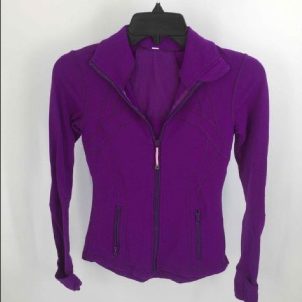 Lululemon Athletica Violet Zip Track Jacket 4